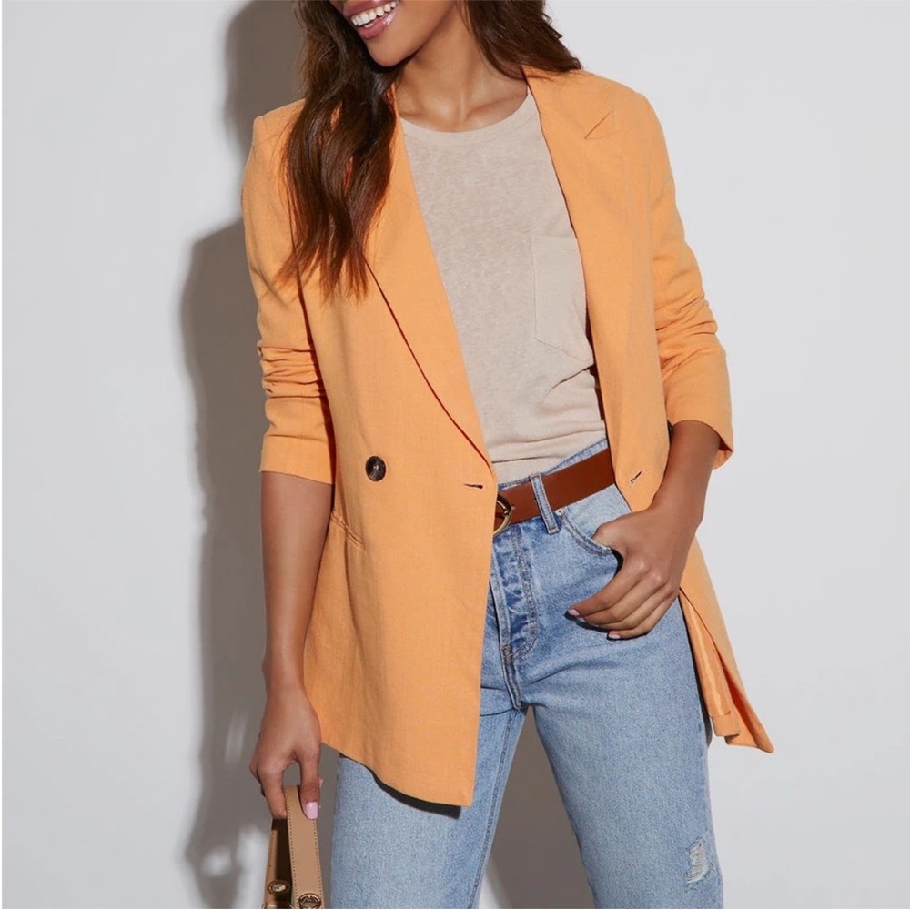 Women's Orange Blazer